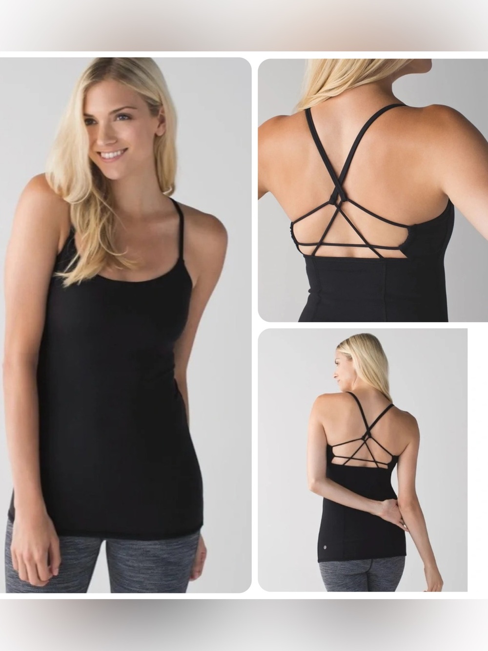 NWOT Lululemon Dancing Warrior Tank *Black (US 8)